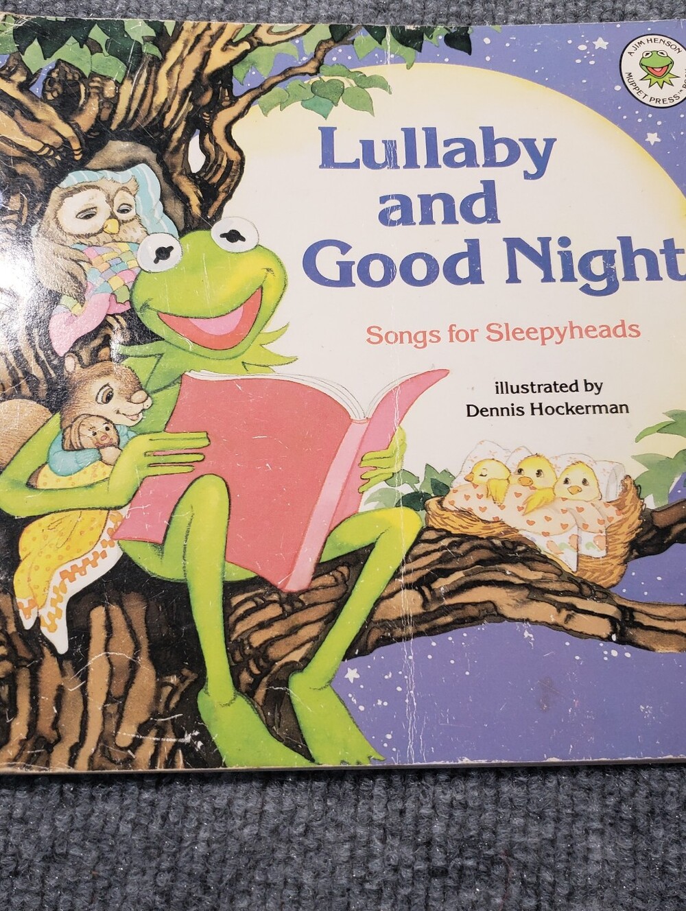 VTG Lullaby And Goodnight Songs For Sleepyheads. Kermit The Frog Muppet